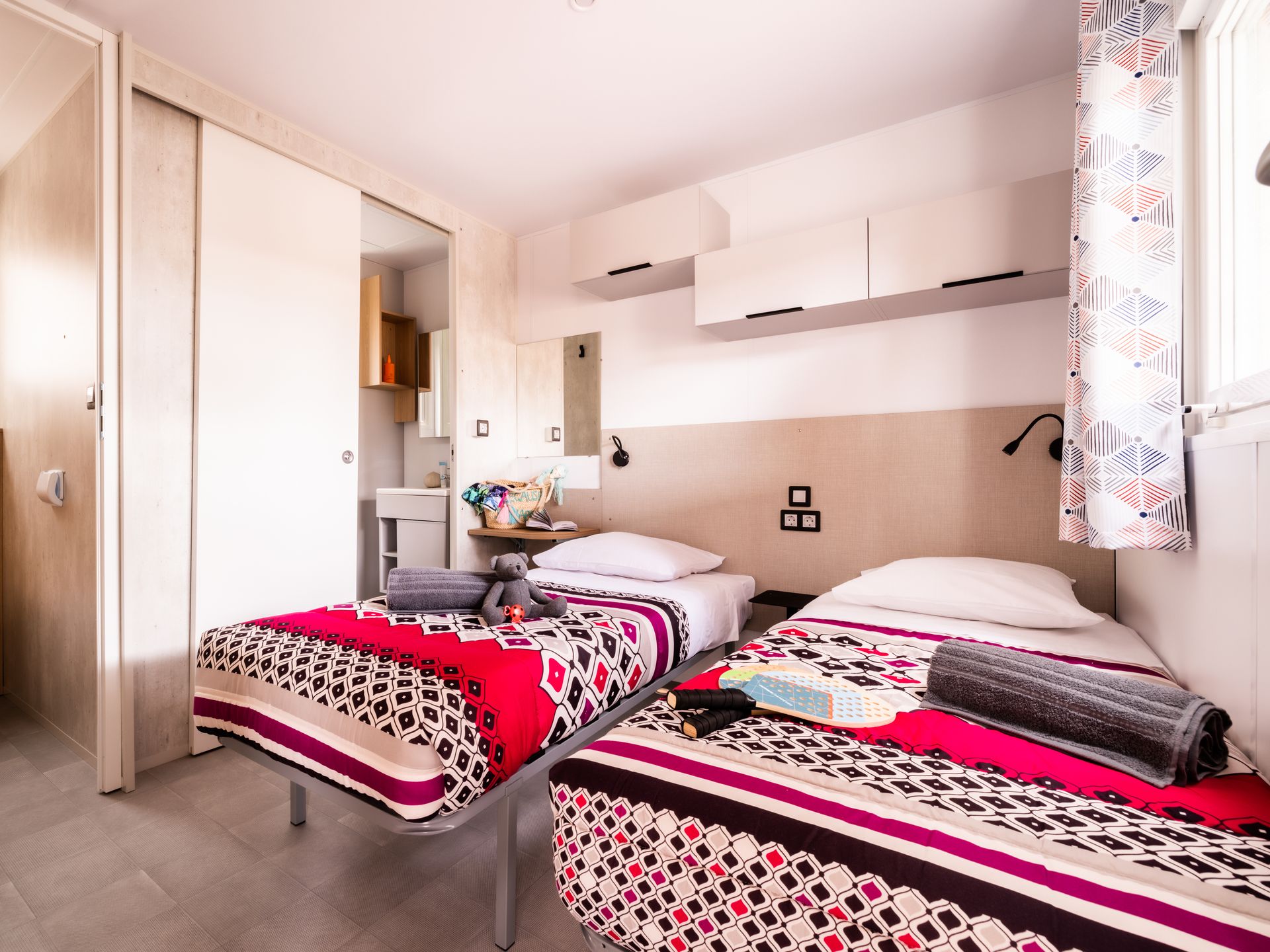 Les Sables d'Or - Mobil home - Mobil Home Premium 2ch 4/5pl Terrasse semi-couverte 2SDB Clim TV LV