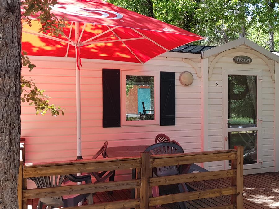 Parc Saint Sauvayre - Mobil home - Mobilhome 6 personnes - IRM Super Mercure blanc Climatisé