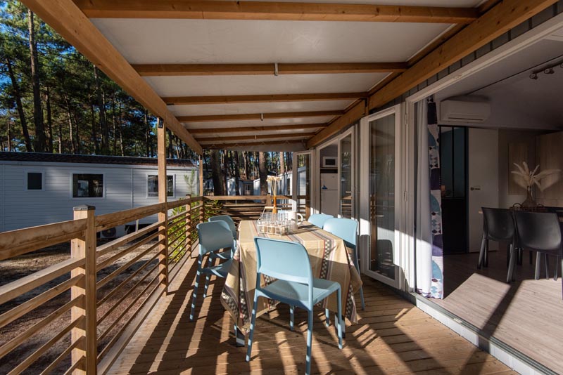 Camping Club Navarrosse Plage - MS Vacances - Mobil home - 4p - Cottage Palma CONFORT climatisé