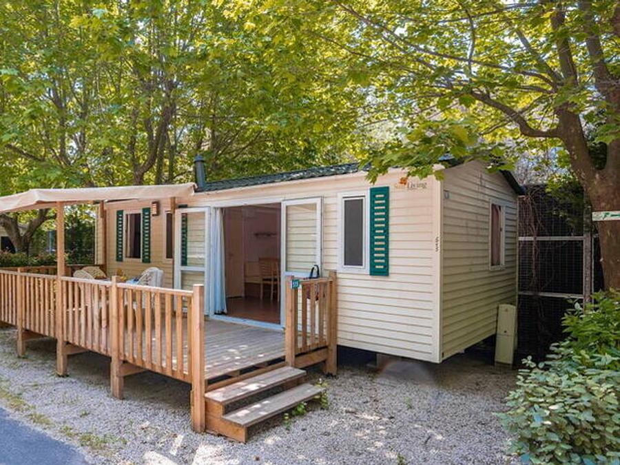 Brioni Sunny - Mobil home - Mobilhome 4 personnes - Mobil-home | Classic | 2 Ch. | 4 Pers. | Terrasse surélevée | 2 SDB | Clim. | TV