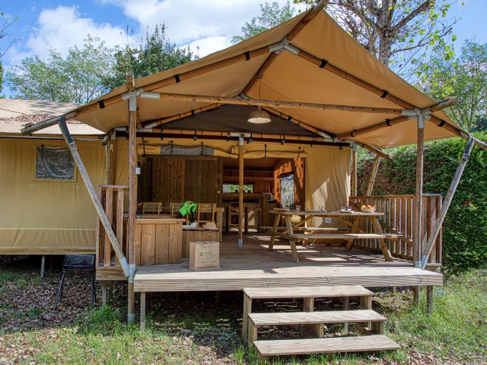 Le Rocher de la Cave - Tente meublée - Tente 5 personnes - Woody