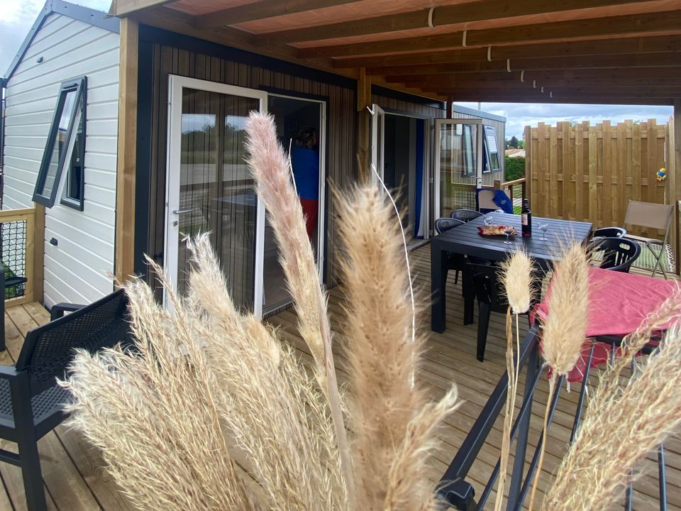 Camping de la Motte - Mobil home - Mobilhome 5 personnes - M.HOME QUARTIER FAMILY 3CH 35M2