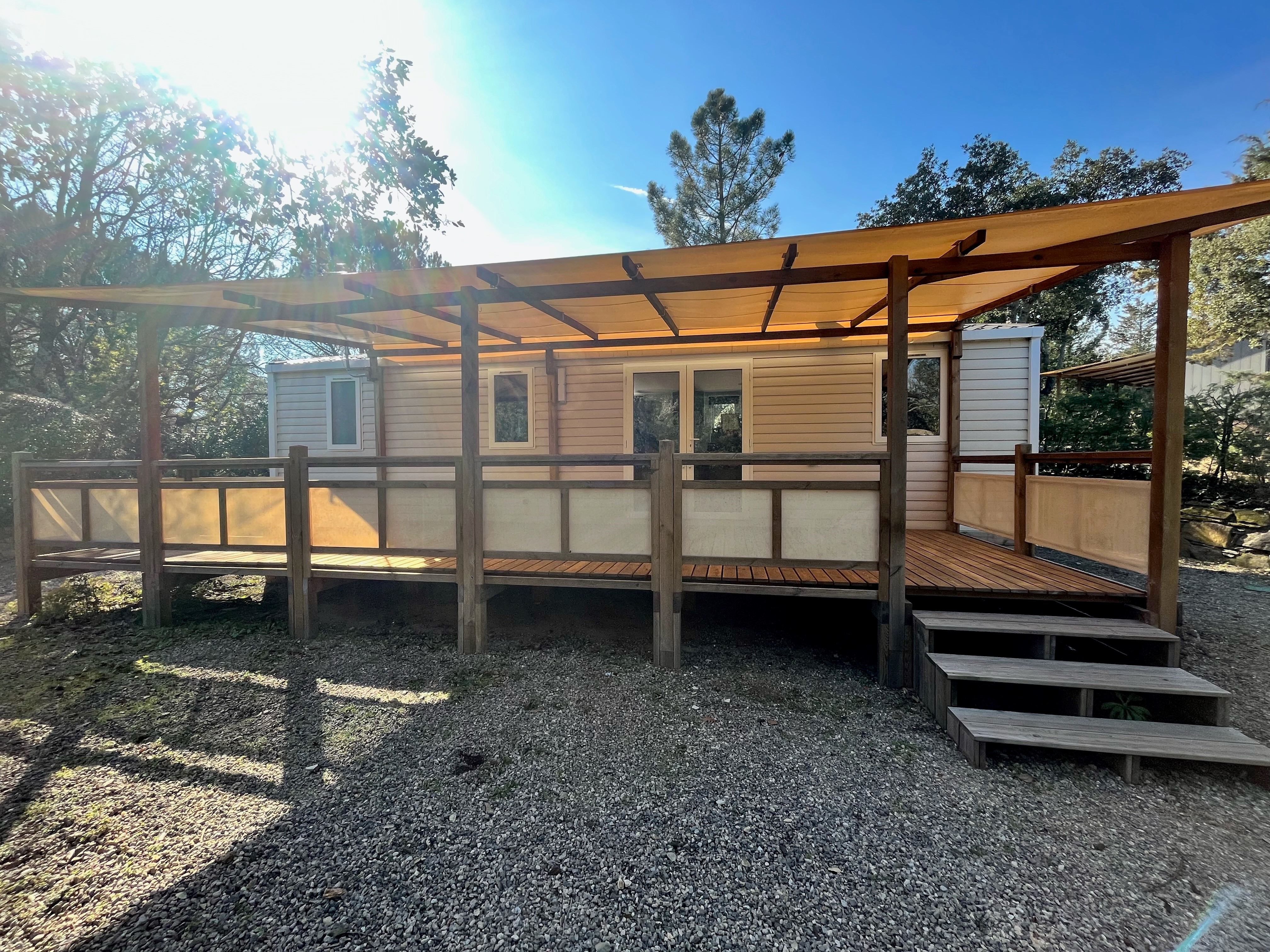 Domaine La Bergerie - Mobil home - Privilège Espace A - 2 chambres - 4/6 personnes