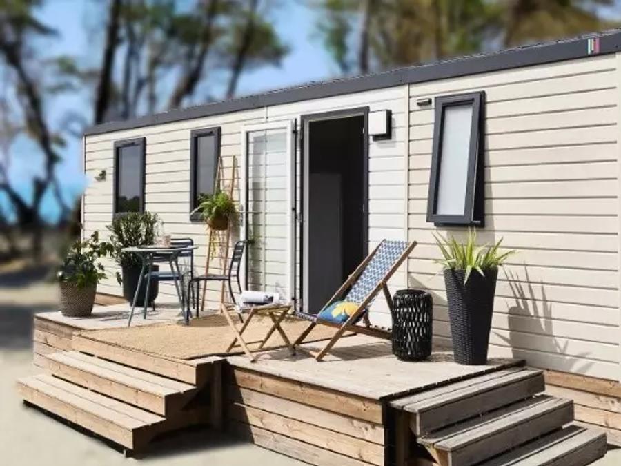 la Comtesse - Mobil home - Mobilhome 6 personnes - Mobil-Home VENEZIA 4 Pièces 6 Personnes Climatisé + TV