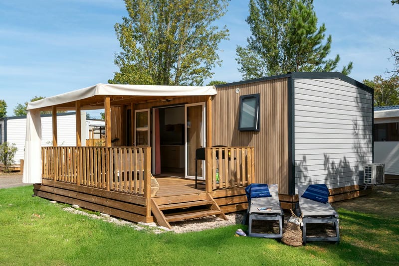 Camping Club Les Brunelles - MS Vacances - Mobil home - 4p - Cottage Milano PREMIUM