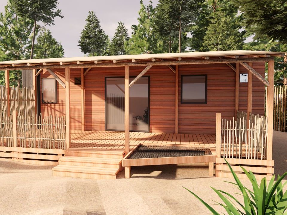 Le Pré des Sables - Mobil home - Mobilhome 4 personnes - Premium 2 chambres 32m² - 2 salles de bain + TV