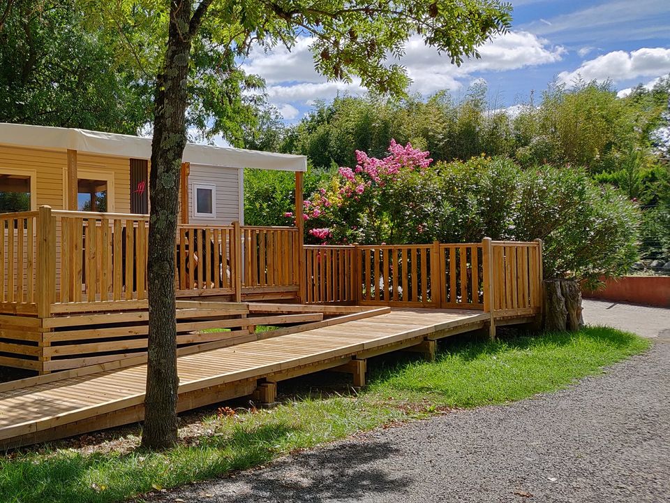 Les Peupliers - Mobil home - Mobilhome 4 personnes - Supérieur 2 chambres