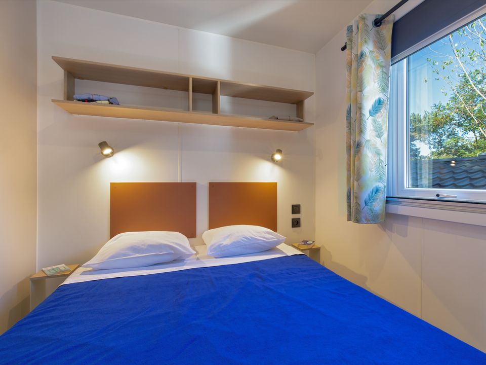 La Pinède - Mobil home - Mobilhome 2 personnes - Mobilhome Romarin 20m² / climatisé-1 chambre - Terrasse 11m2