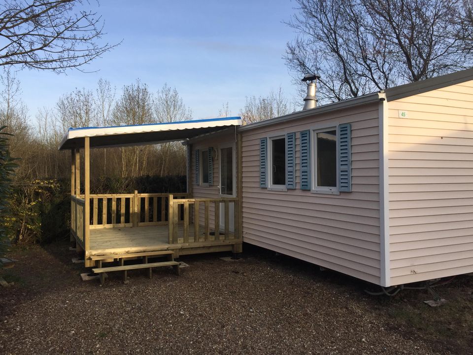 Les Granges - Mobil home - Mobilhome 4 personnes - Confort 30m2 (2 chambres) + terrasse couverte