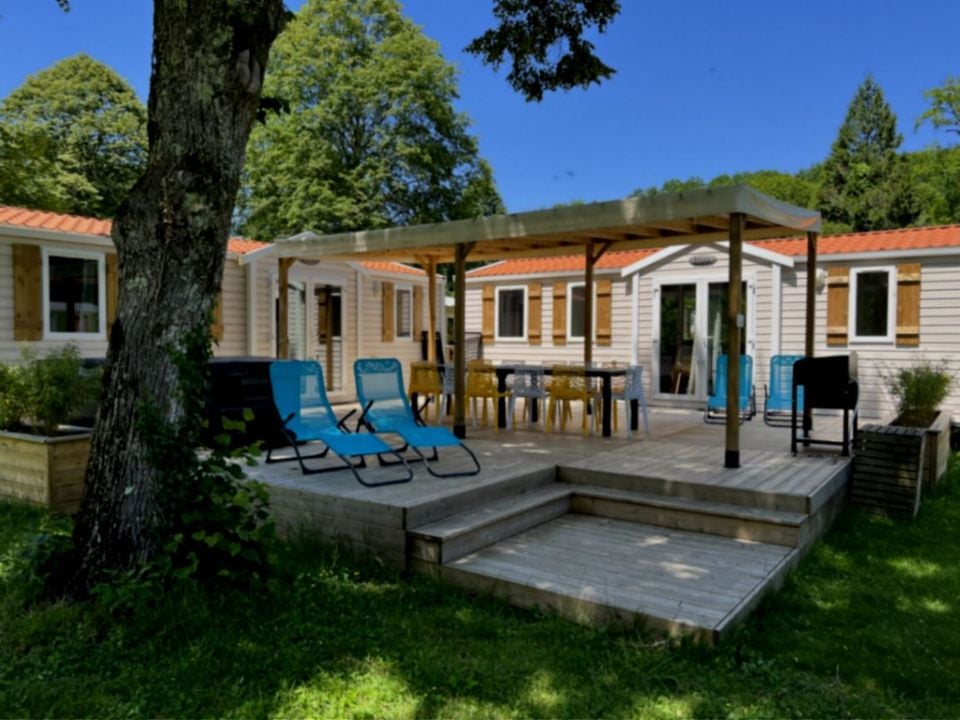 A l’Ombre des Tilleuls - Mobil home - Mobilhome 12 personnes - Mobil home 6 chambres platine tribu (super cordelia)