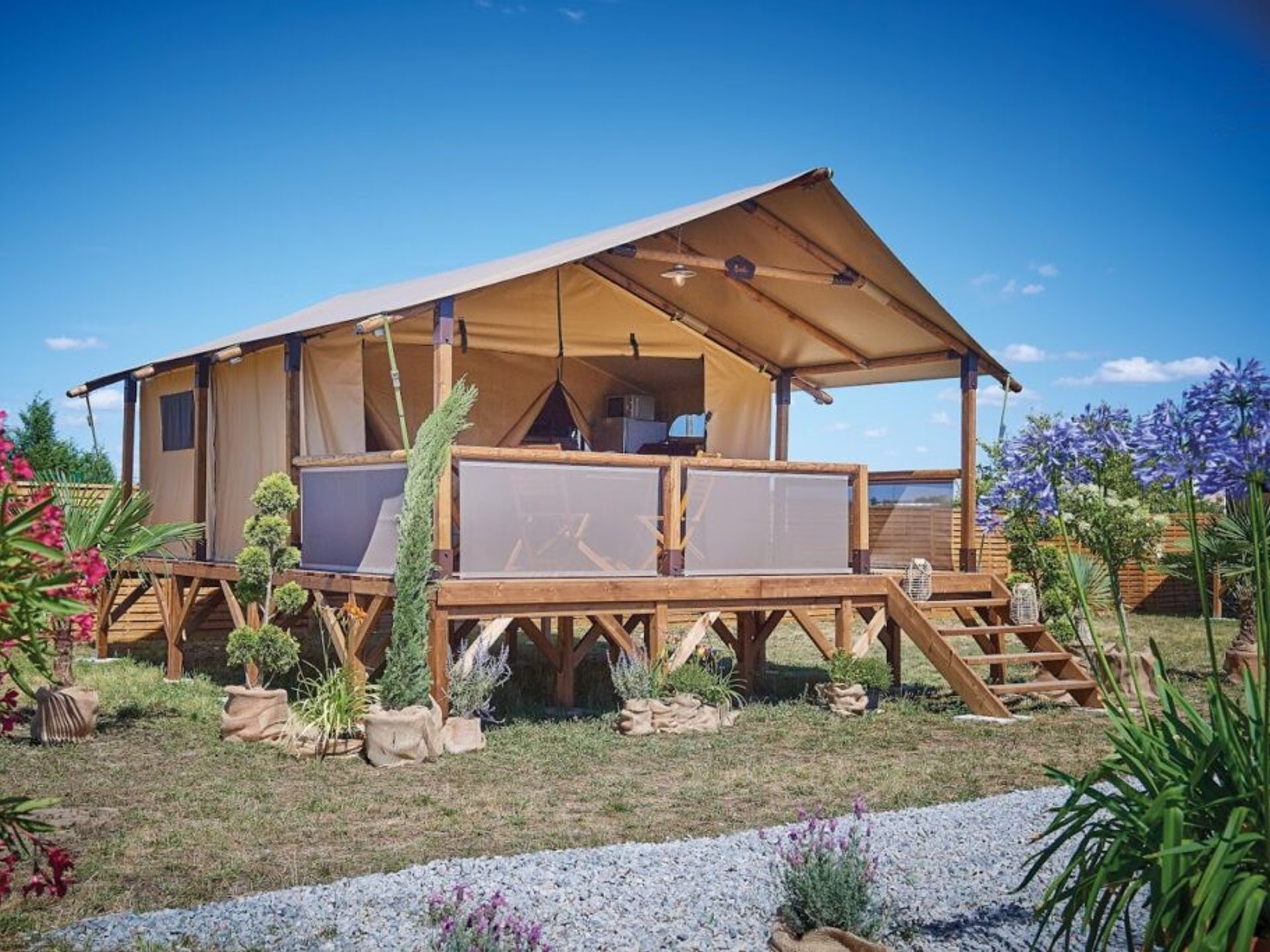 Le Pradal - Tente meublée - Lodge BALI