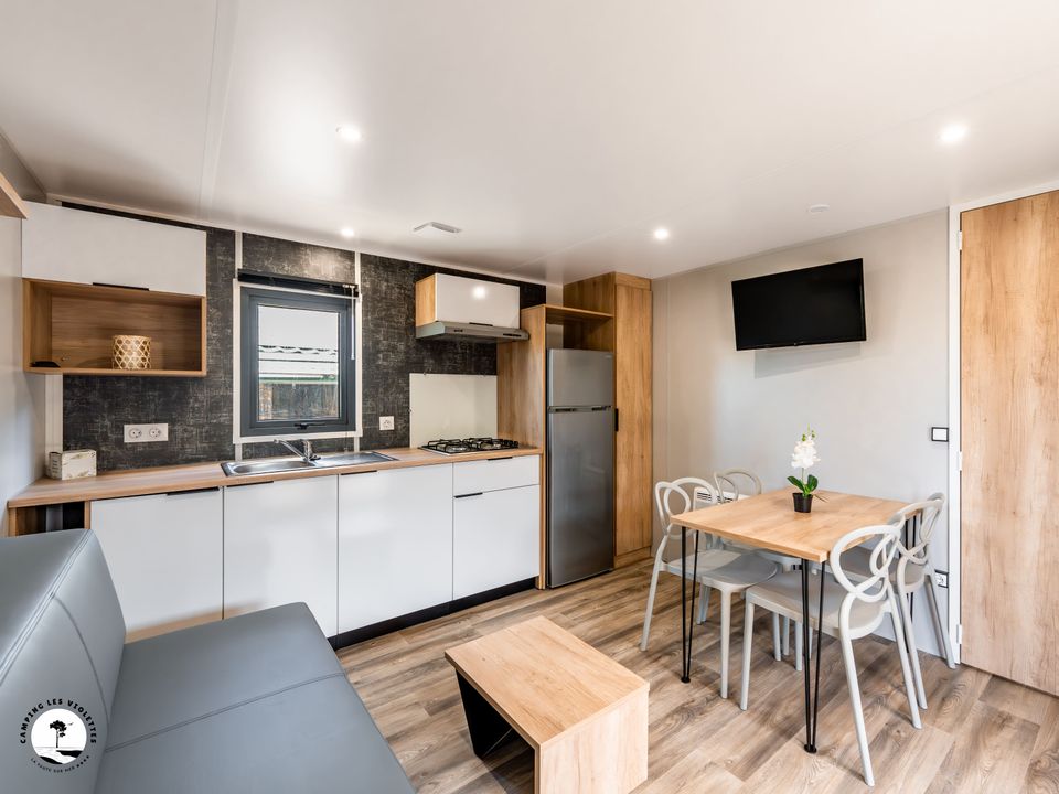Les Violettes - Mobil home - Mobilhome 4 personnes - Mobile-home Héron (2 chambres 2 SdB)