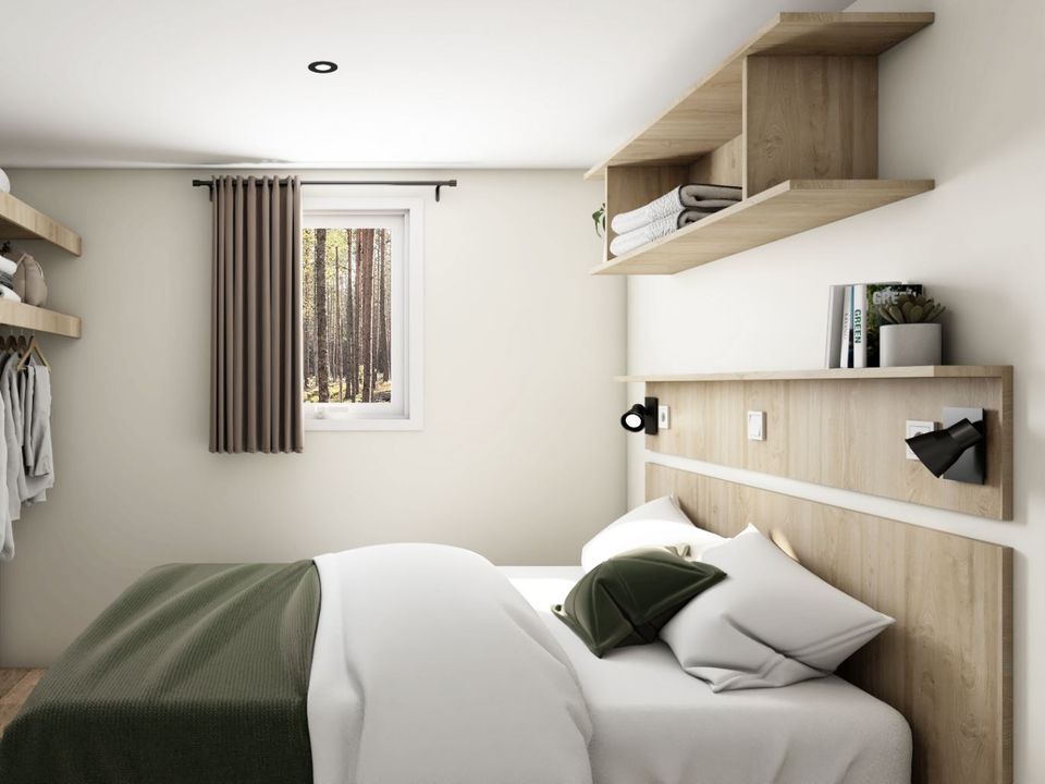 Les Nobis d'Anjou - Mobil home - Mobilhome 4 personnes - MH2 Eden FALUN,2 ch,4 pers