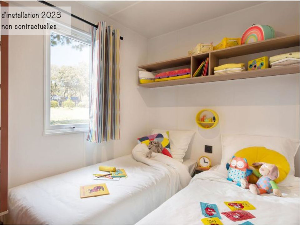 Beau Rivage - Mobil home - Mobilhome 6 personnes - Loft Premium 31m² vue bassin + CLIM TV