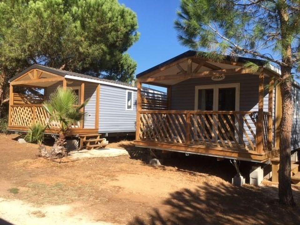 Le Mas de Mourgues - Mobil home - Mobilhome 4 personnes - HIBISCUS Premium 32m²