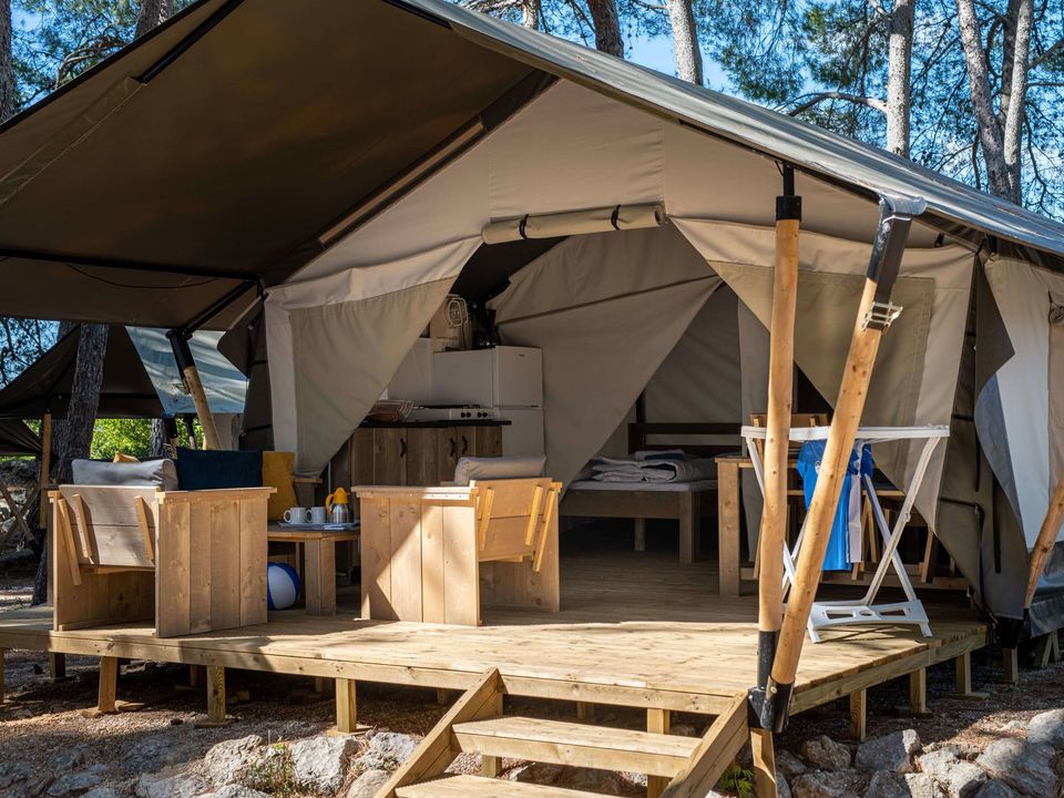 Lanterna Premium Resort - Mobil home - Tente en toile et en bois 5 personnes - Tente Safari Confort