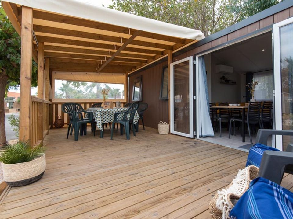 Camping Club Médoc Plage - MS Vacances - Mobil home - Mobilhome 8 personnes - Tribu CONFORT Climatisé.