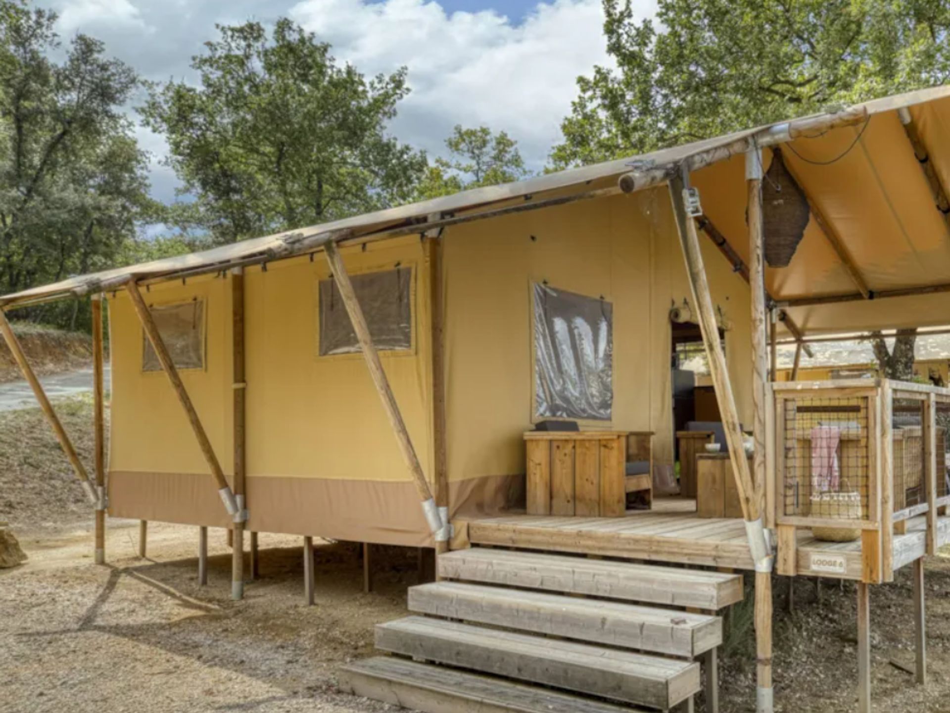 La Vallée Verte - Tente meublée - Lodge - 2 chambres