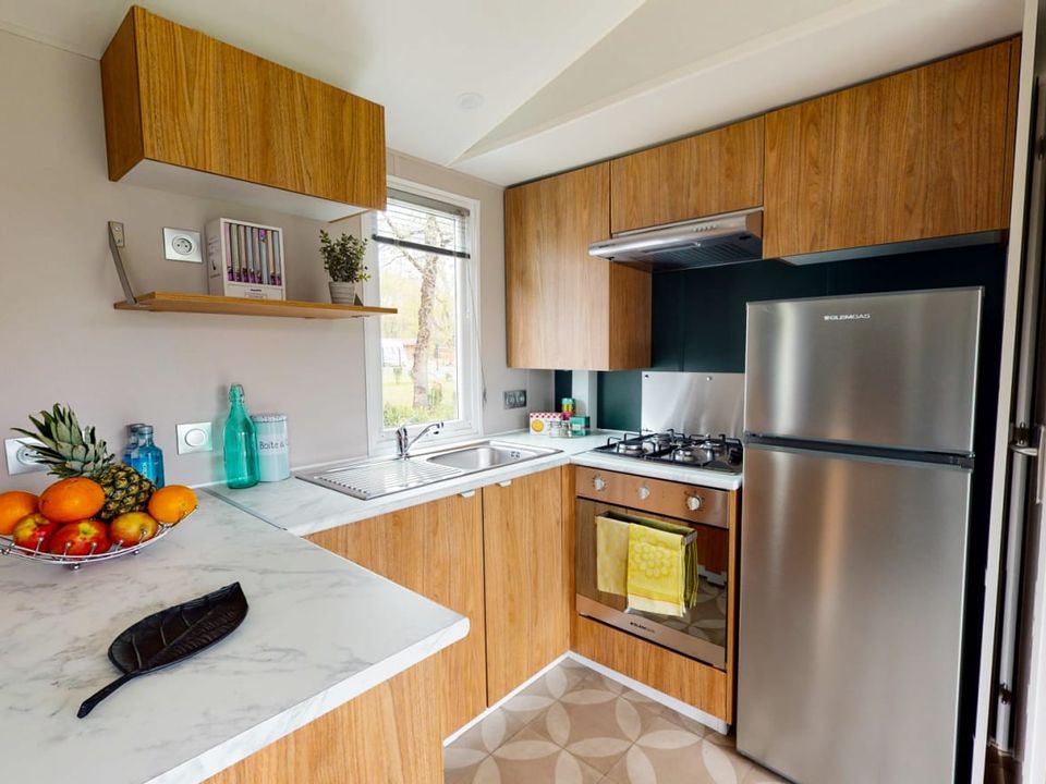 Les Charmettes - Mobil home - Mobilhome 8 personnes - Bien-être 3ch 8p Signature clim