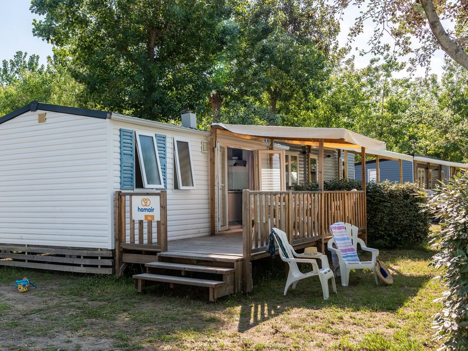 Park Umag - Mobil home - Mobilhome 6 personnes - Comfort XL | 2 Ch. | 4/6 Pers. | Terrasse surélevée | Clim. | TV