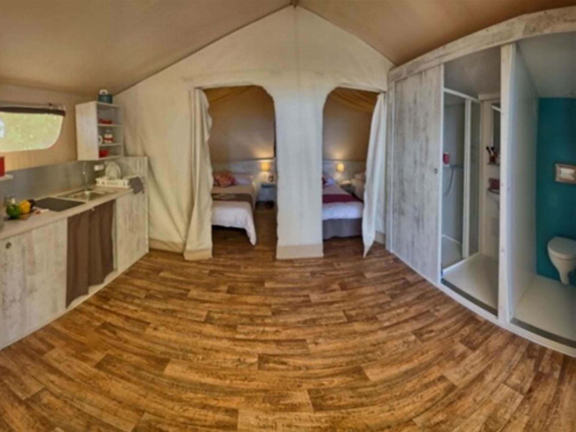 La Redoute - Tente meublée - Lodge Masai toilé 2ch.4 Arrivée Dimanche