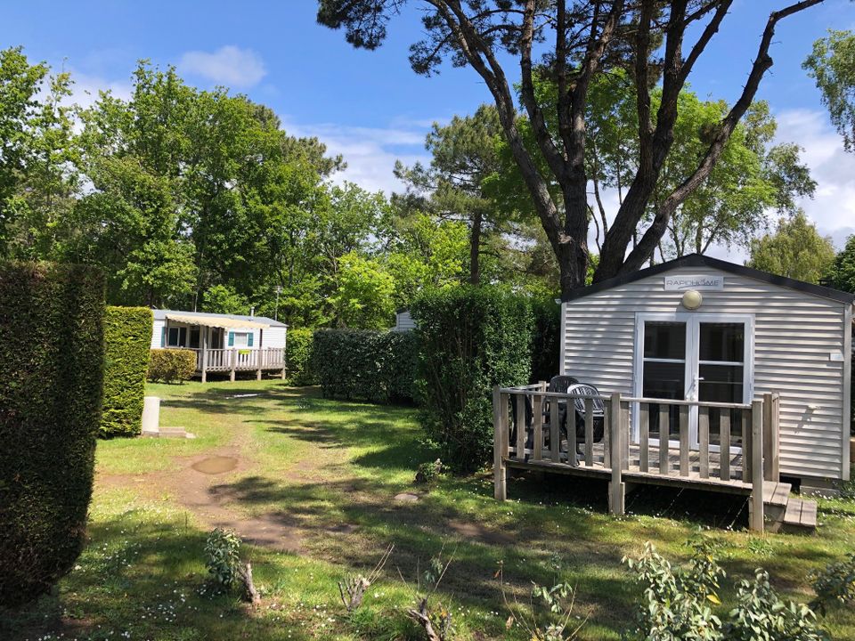 Les Bruyères - Mobil home - Mobilhome 2 personnes - CLASSIC 18-1 - maxi 2 adultes - TV, 1 chambre, environ 18m²