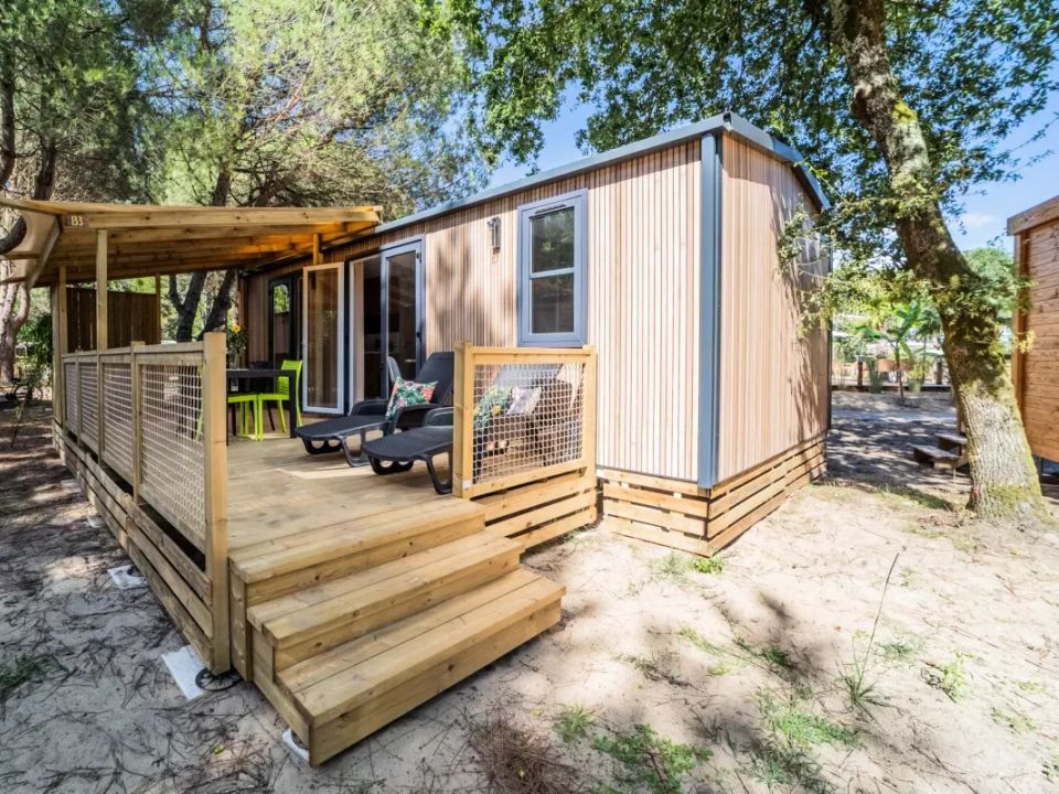 Les Pins de la Coubre - Mobil home - Mobilhome 4 personnes - Cottage Jasmin 3 Pièces 4 Personnes + TV ****