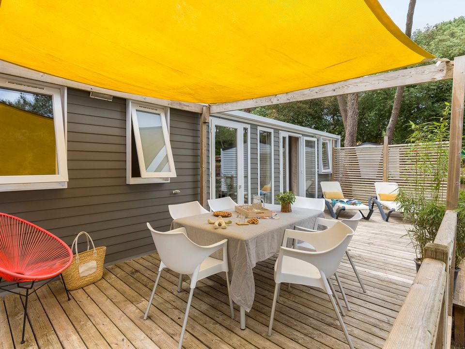 Le Logis - Mobil home - Mobilhome 6 personnes - Mobil home Casablanca **** 39m² avec TV - 3 chambres - 2 salles de bain