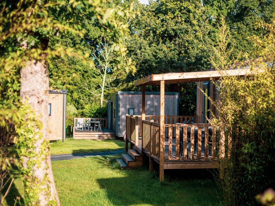 L'Orangerie de Lanniron - Mobil home - Mobilhome 4 personnes - Sunêlia Luxe Lodge 2 chambres 2 salles de bain - Draps fournis