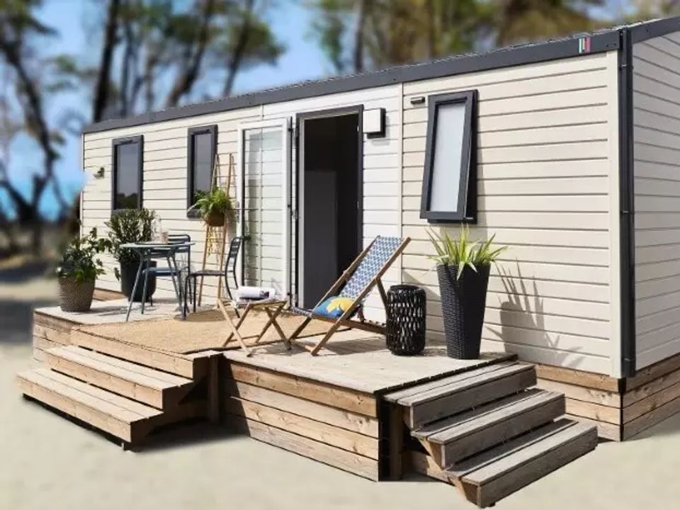 la Comtesse - Mobil home - Mobilhome 6 personnes - Vénézia 4 Pièces 6 Personnes Climatisé + TV