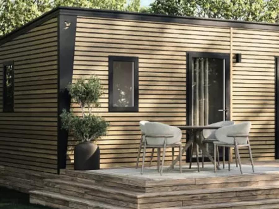 Chateau De L'hom - Mobil home - Mobilhome 6 personnes - Cottage Confort 3 Pièces 4/6 Personnes Climatisé + TV