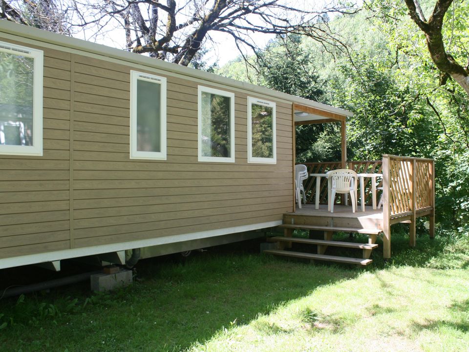 Au Soleil d'Oc - Mobil home - Mobilhome 6 personnes - Cottage Loggia 3 Chambres