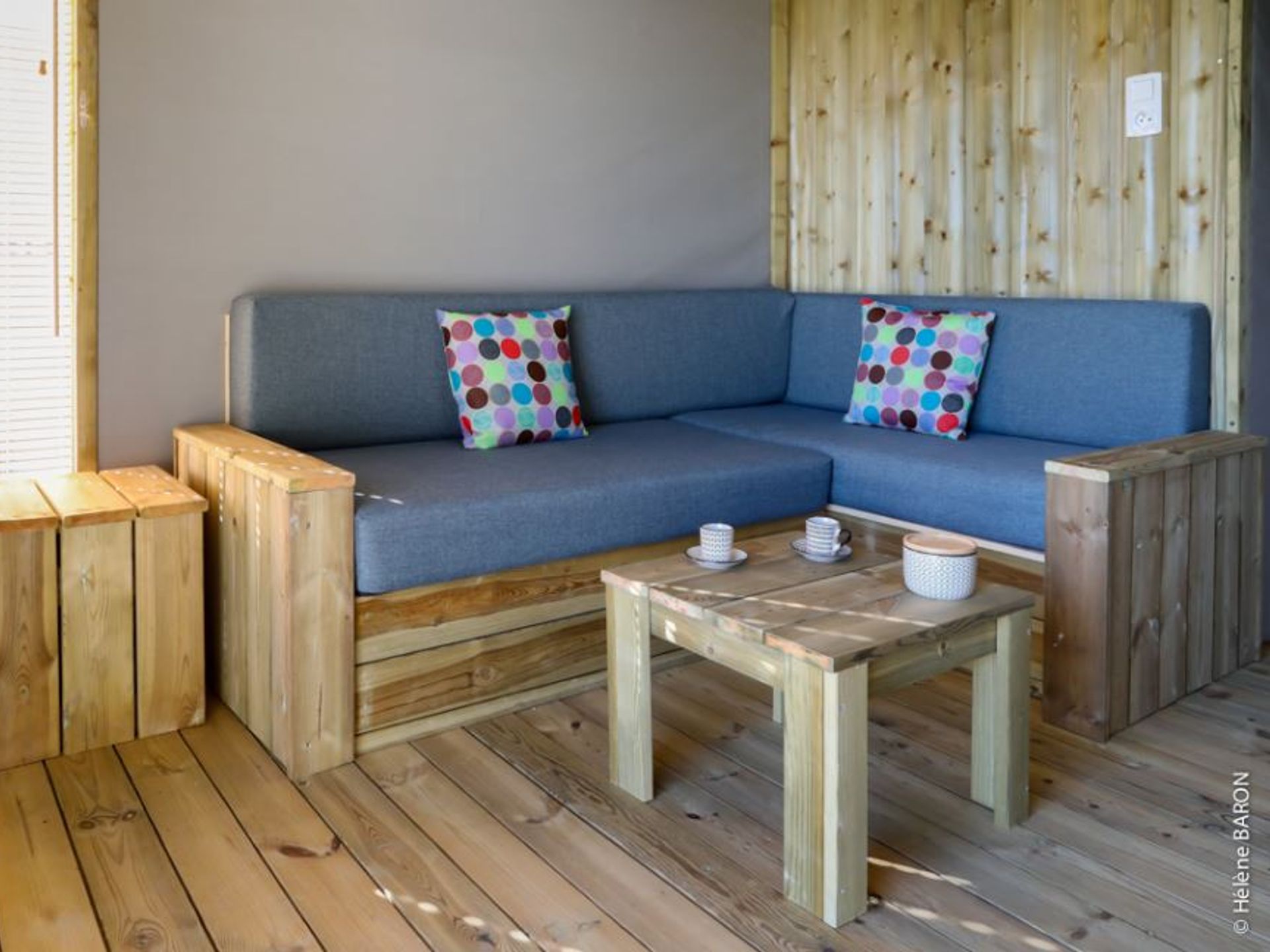 Ker Eugene - Tente meublée - Lodge Cocoon 4 personnes 2 chambres 32m²