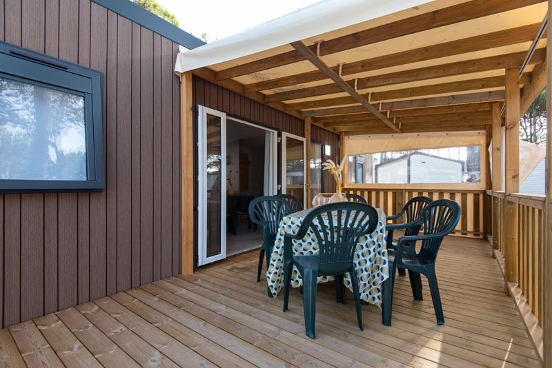 Camping Club La Côte des Roses - MS Vacances - Mobil home - 6p - Cottage Toscane CONFORT climatisé