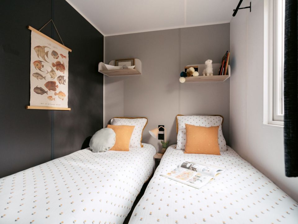 Le Braou - Mobil home - Mobilhome 6 personnes - Privilège 27m² - 3 chambres - Clim + TV + Lave-vaisselle