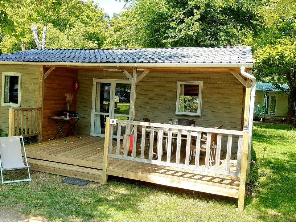 La Venise Verte - Châlet - Chalet 6 personnes - PREMIUM 48 m² (3 chambres) dont terrasse semi-couverte + TV+ LV + Clim + Plancha