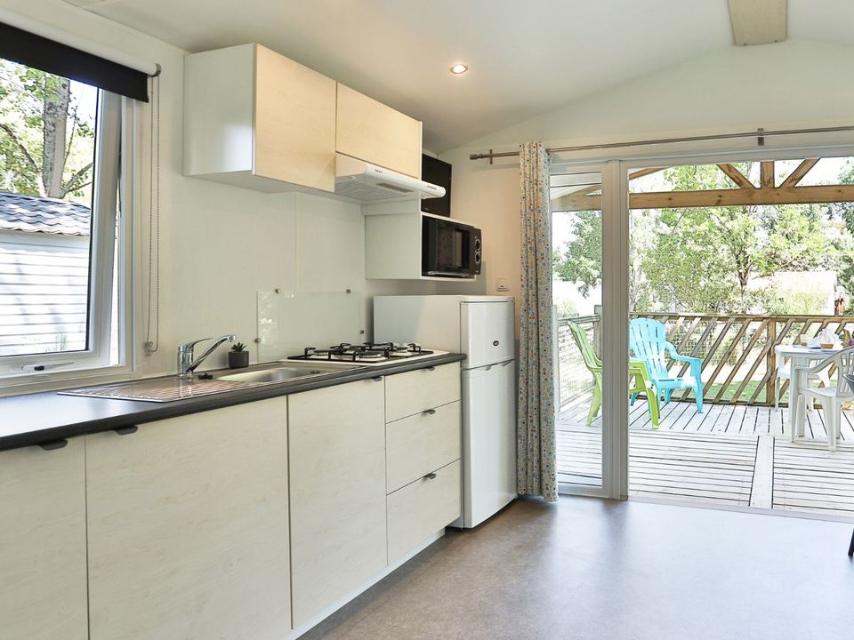 Le Parc de la Grève - Mobil home - Mobilhome 4 personnes - Home Amour Blanc 2ch (gamme Classic)