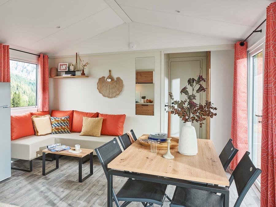 Saint Tro'Park - Mobil home - Mobilhome 4 personnes - Mobil-home Premium 31m² (2 chambres) + Lave Vaisselle + terrasse semi-couverte 15m²