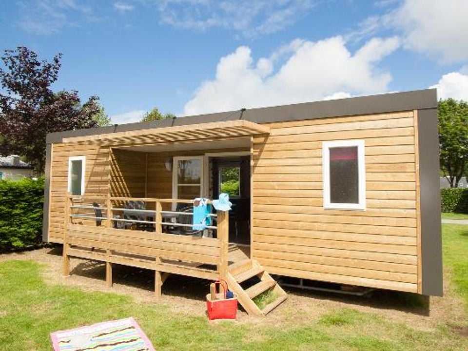 Les Bruyères - Mobil home - Mobilhome 6 personnes - CLASSIC 33-2-2 - maxi 4 adultes - TV, 2 chambres - 2 salles d'eau, environ 33m²