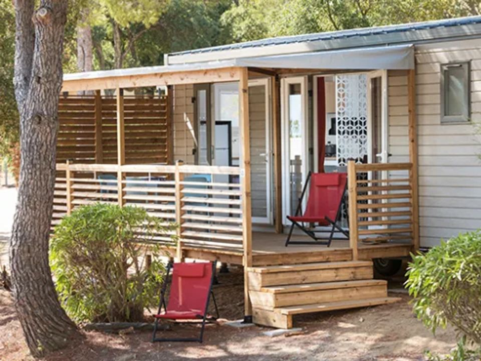 Le Parc de Bormes - Mobil home - Mobilhome 8 personnes - Mobil Home 3 ch 6 ad + 2 enf Terrasse semi-couverte Clim