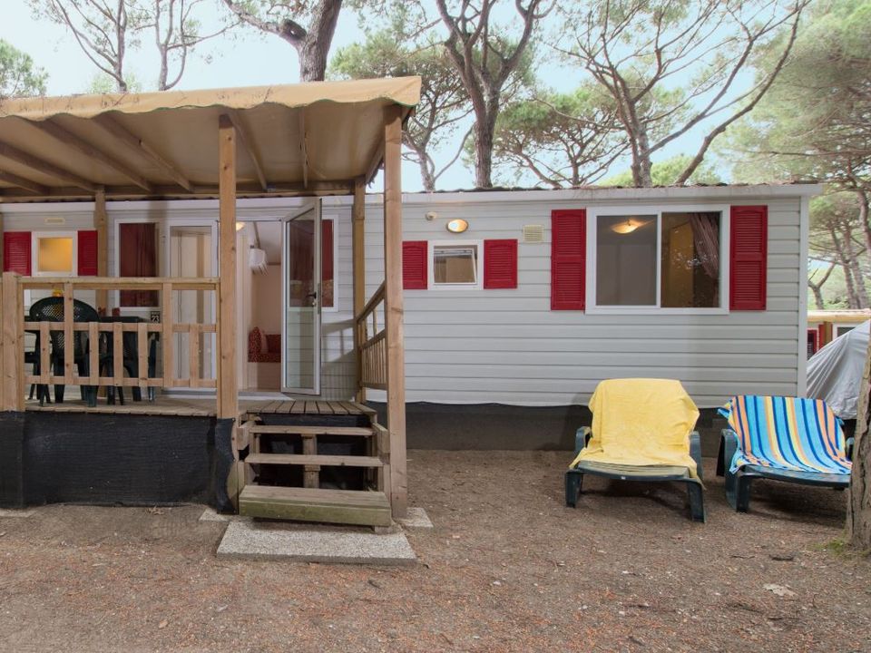 Mare e Pineta - Mobil home - Mobilhome 4 personnes - MIMOSA (inclus : piscine, salle de sport et service plage)