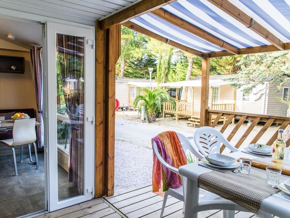La Croix du Sud - Mobil home - Mobilhome 4 personnes - Confort 3 Pièces 4 Personnes Climatisé + TV