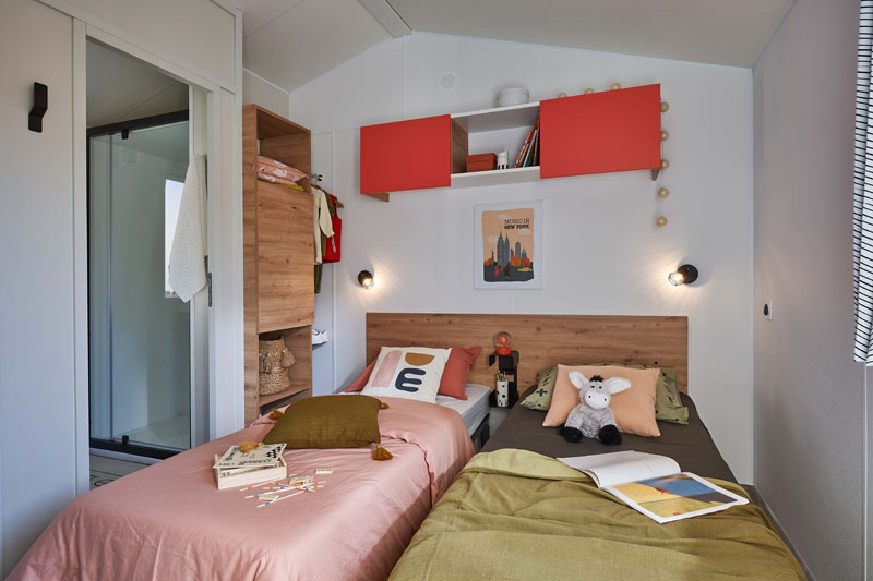 Camping Club La Côte des Roses - MS Vacances - Mobil home - 4p - Cottage Olbia CONFORT climatisé