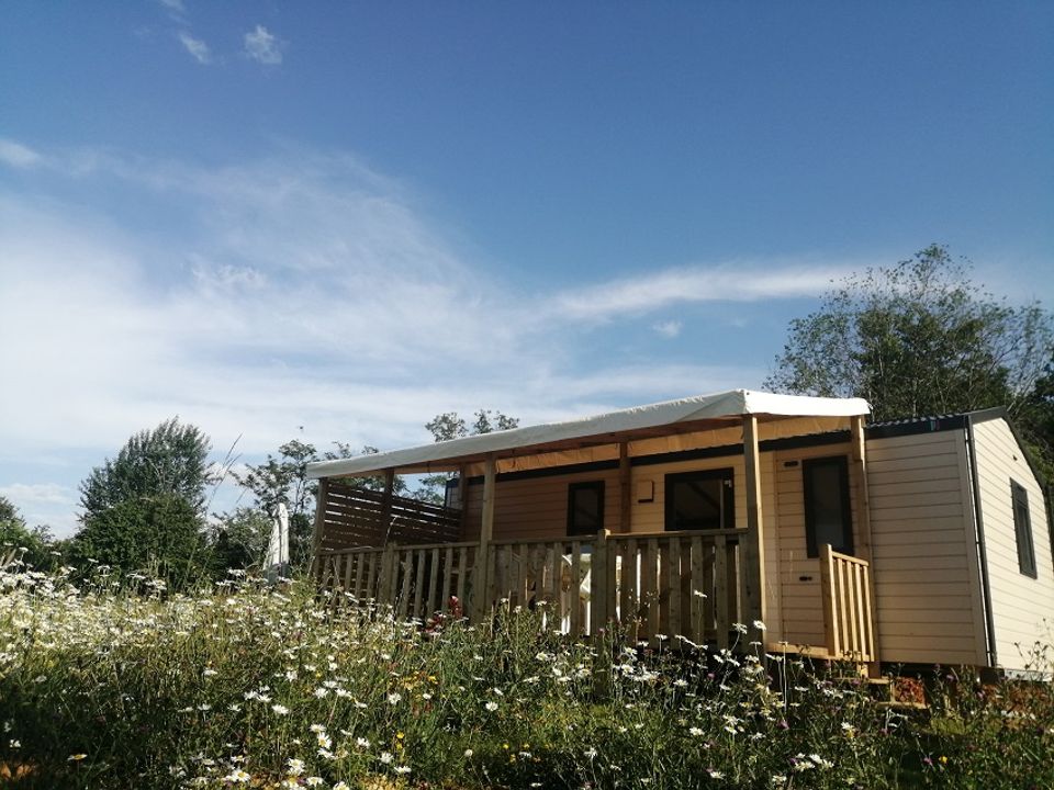 Brin d'Amour - Mobil home - Mobilhome 5 personnes - NOUVEAUTE 2023 : VENEZIA + CLIM, LAVE-VAISSELLE. 200M LA PARCELLE