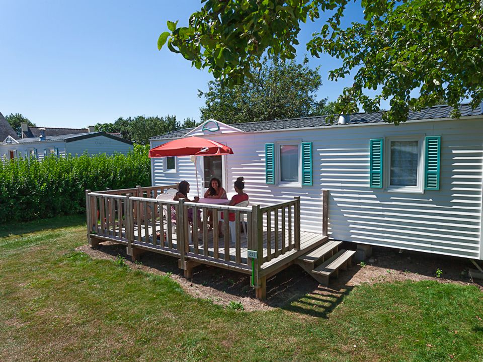 Le Poulquer - Mobil home - Mobilhome 6 personnes - 3 chambres + terrasse non couverte 7.80 x 3.70 m