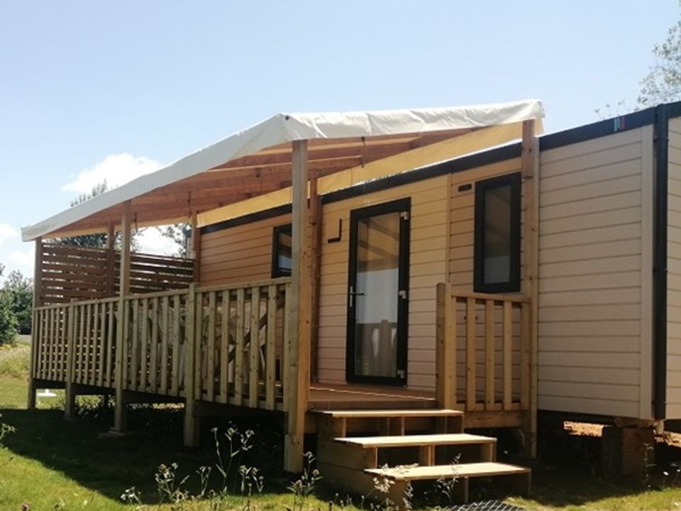 Brin d'Amour - Mobil home - Mobilhome 6 personnes - MODULO 3 CH, TV, CLIM, LAVE-VAISSELLE, PL (NOUVEAUTE 2024)