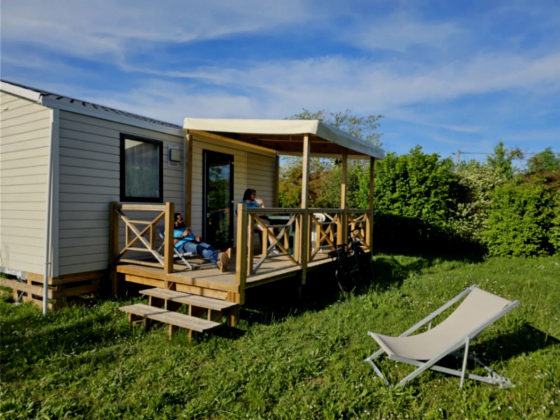 Camping Lot et Bastides - Mobil home - confort +1 Ch 2 pers