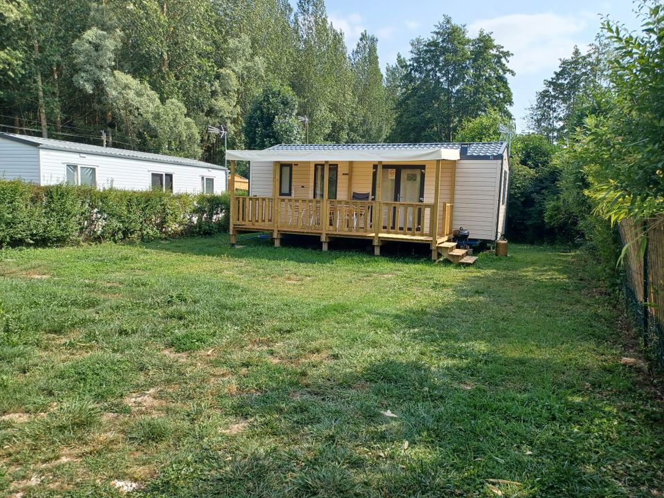Camping Du Petit Pont - Mobil home - Mobilhome 4 personnes - 2 chambres