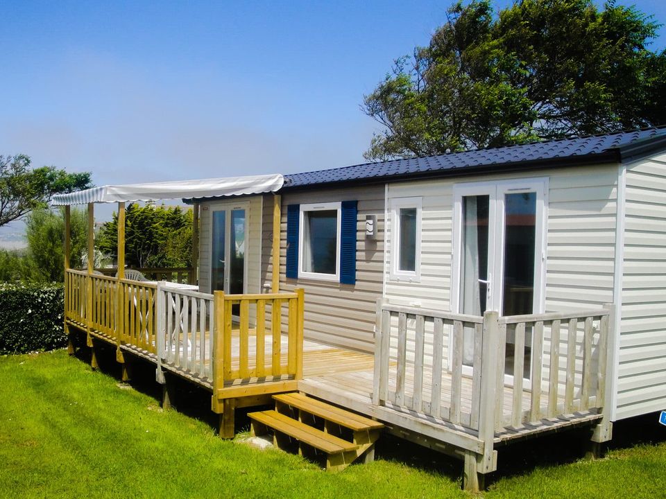La Plage de Pors Ar Vag - Mobil home - Mobilhome 5 personnes - 36 m2 - maxi premium - terrasse couverte