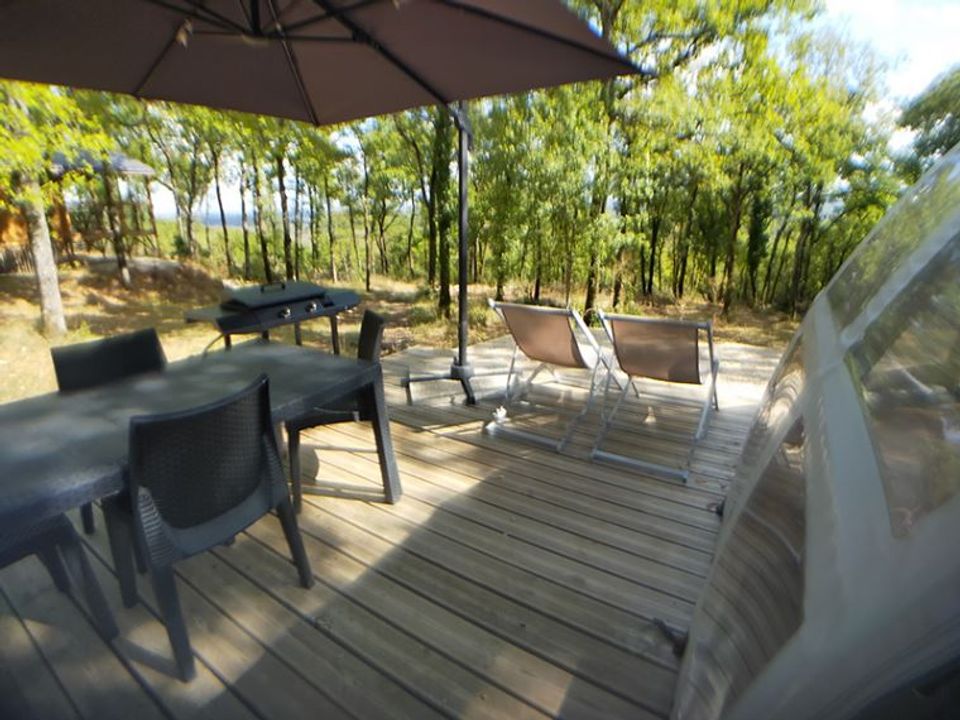 La Truffière - Mobil home - Hébergement 4 personnes - DOME PANORAMIQUE - Sans sanitaires